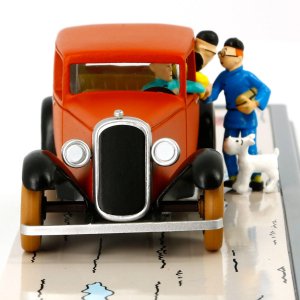 TINTIN: Transportes Tintin numero 1: coche de Wong Jen-Ghie de El Loto azul c...