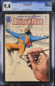 Animal Man #5 CGC 9.4 --1988--comic book--DC --4376334004