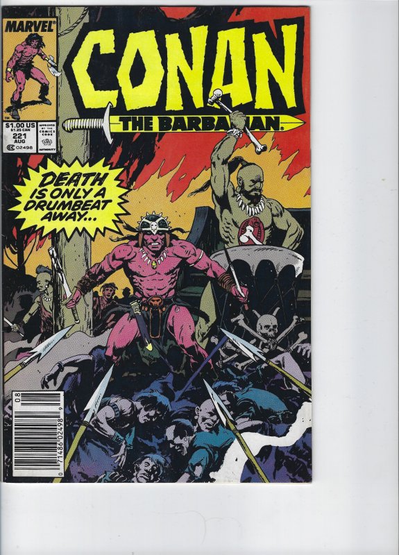 Conan the Barbarian #232, 221,78, 118  (1990)