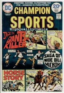 CHAMPION SPORTS #1 2 3, FN+ to VF, Oakland A's, 1973, Street fighter