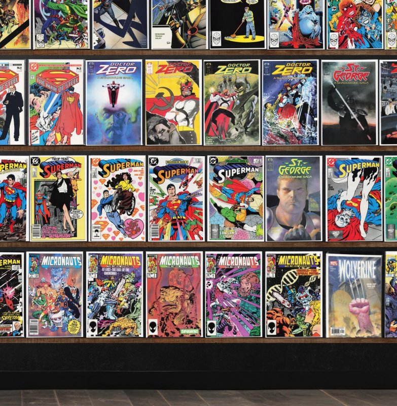 Huge Lot 150+ Comics with Superman, Green Arrow, Wolverine, Excalibur & More!