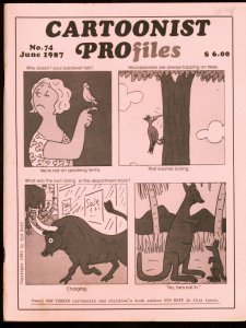 CARTOONIST PROFILES #74-1987-JOHN LENNON-SYD HOFF FN