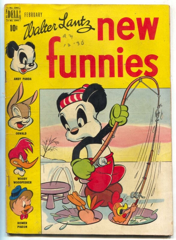 New Funnies #132 1947-Dell-Woody Woodpecker-Andy Panda