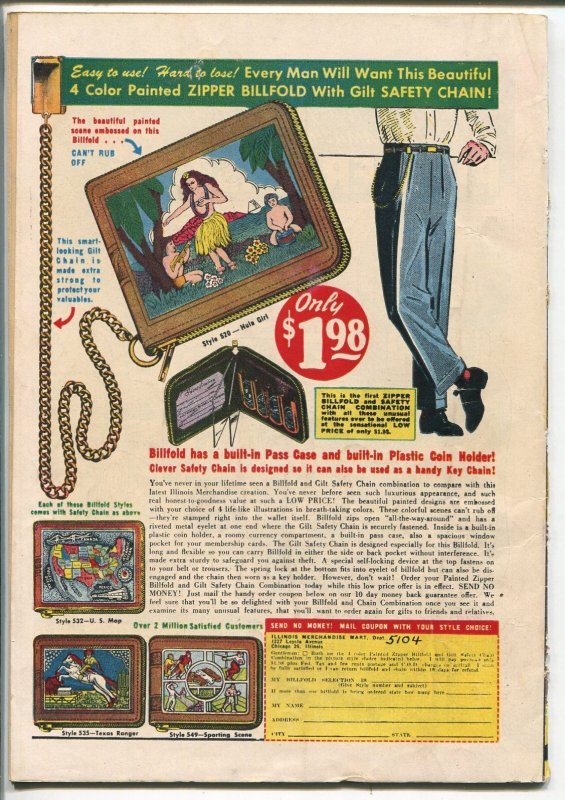 WESTERN OUTLAWS #17 1948-FOX-1ST ISSUE-JACK KAMEN-HEADLIGHT PANELS-vg