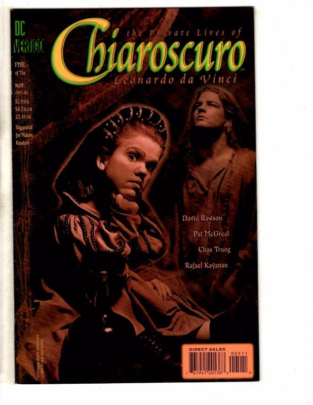 Lot Of 10 Chiaroscuro DC Vertigo Comic Books # 1 2 3 4 5 6 7 8 9 10 Da Vinci PP3