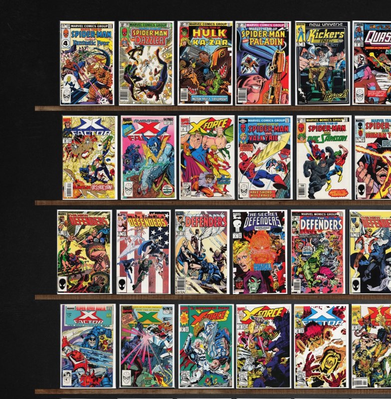 Huge Lot 150+ Comics with X-Factor, The Defenders, X-Force & More!