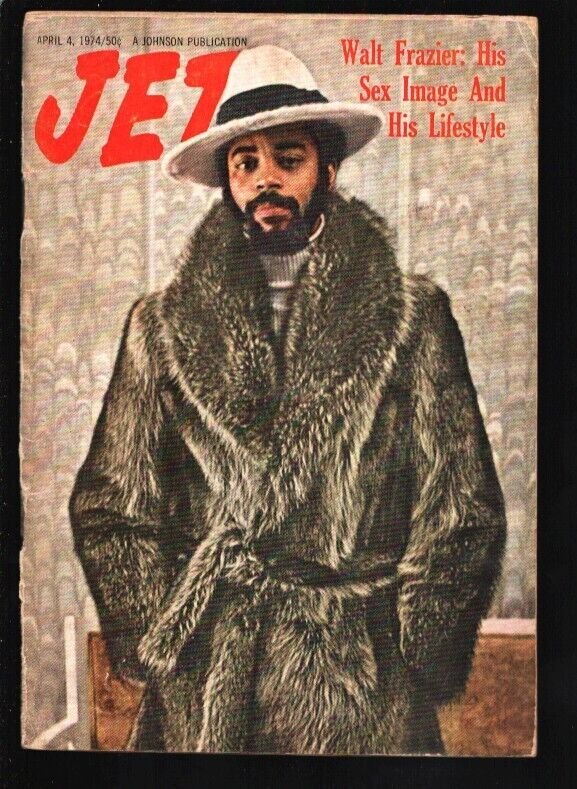 Jet 4/3/1974-Johnson-Walt Frazier cover & story-Vintage ads & features-VG/FN