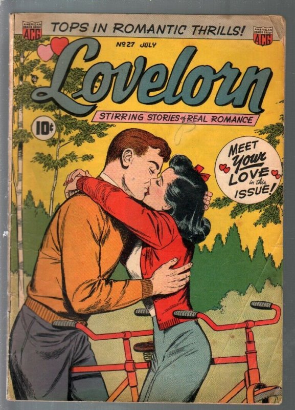 Lovelorn #27 1952-ACG-romantic thrills-pre-code romance-woman in prison-VG