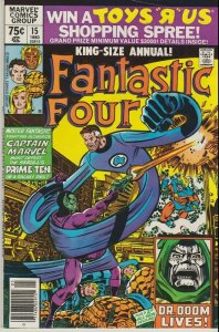 Fantastic Four King-Size Annual #15 Marvel Comics