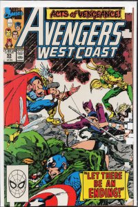 Avengers West Coast #55 (1990) West Coast Avengers / Avengers West Coast