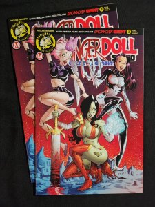 Danger Doll Squad Galactic Gladiators 2PC #3- RB White Reg + Risque (9.2ob) 2018