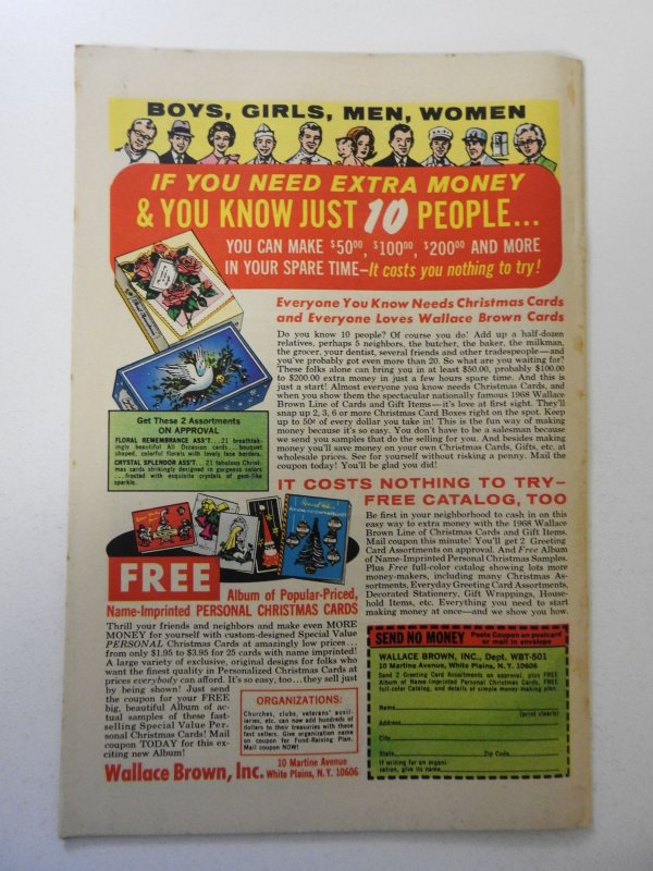 Fantastic Four #78 (1968) VG+ Condition cover detached top staple