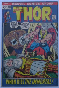 Thor #198 (Apr 1972, Marvel), VG condition (4.0), Thor vs. Mangog