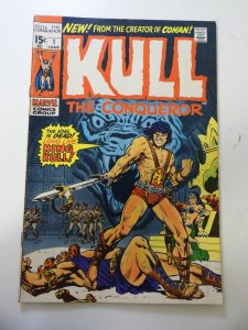 Kull the Conqueror #1 (1971)VG Condition centerfold detached at one staple