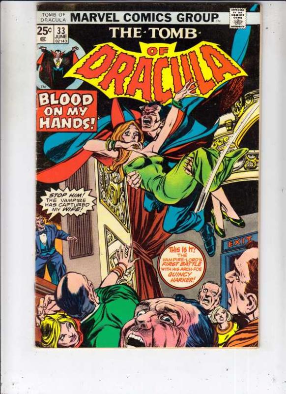 Tomb of Dracula #33 (Jun-75) VF High-Grade Dracula