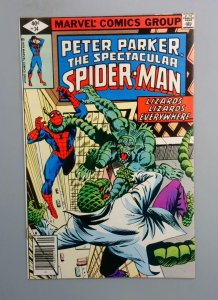 Spectacular Spider-Man #34, NM Lizards Everywhere, Marvel Comics, 1979 JR1