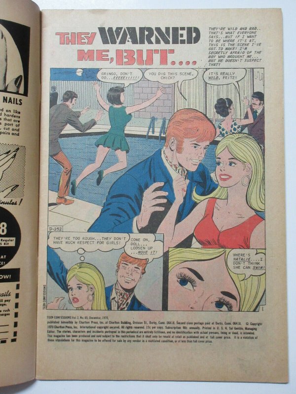 Teen Confessions (December 1970) #65 VG Sagittarius in Search of Aries