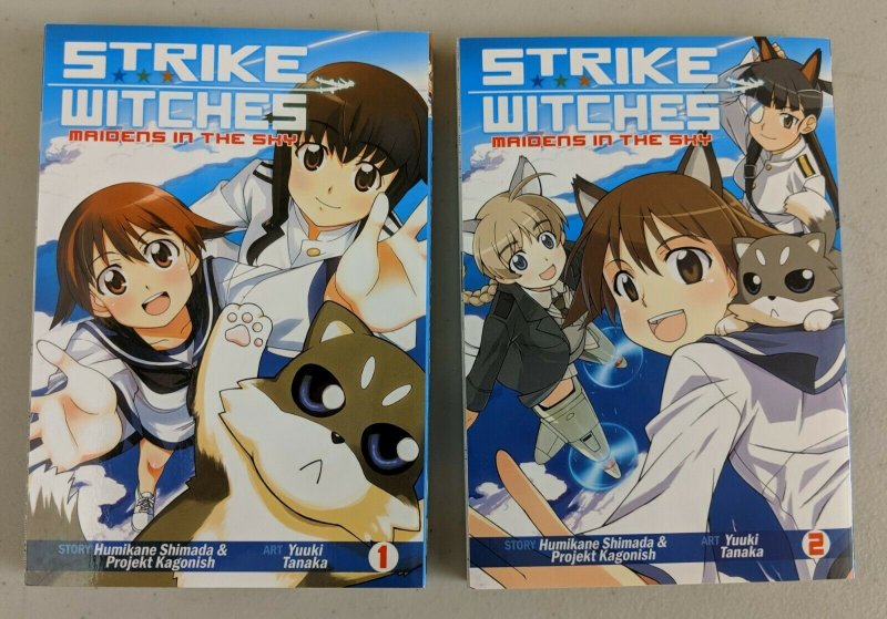 Strike Witches: Maidens of the Sky Vol 1-2 Full Set (Seven Seas, 2014) 