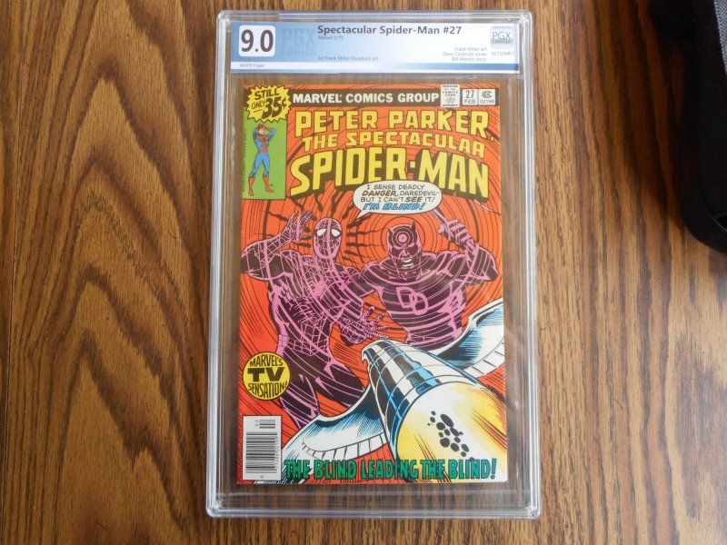 Peter Parker The Spectacutar Spider-Man # 27 1st Frank Miller on DaredevilWOW!