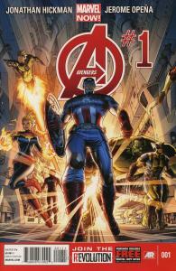 Avengers (5th Series) #1 VF ; Marvel | Jonathan Hickman