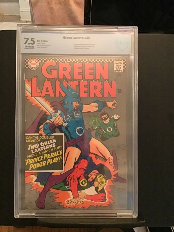 Green Lantern #45 CBCS 7.5  