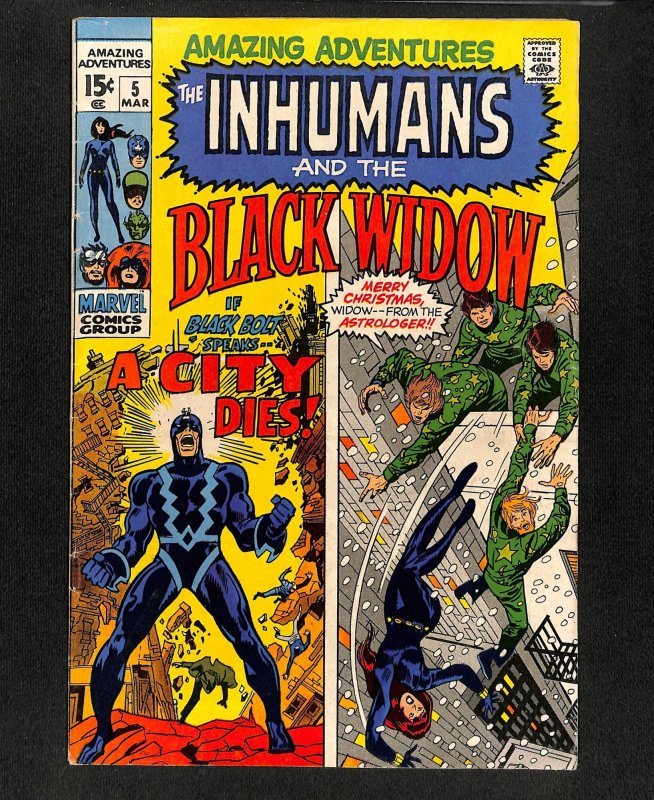 Amazing Adventures #5 Inhumans Black Widow!