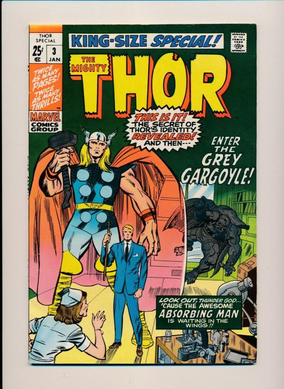 Marvel KING SIZE SPECIAL ~ THOR~ #3 1971 FN/VF (PF637) 