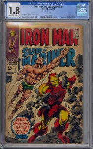 IRON MAN AND SUB-MARINER #1 CGC 1.8 