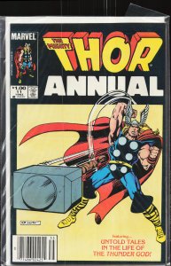 Thor Annual #11 Newsstand Edition (1983) Thor [Key Issue]