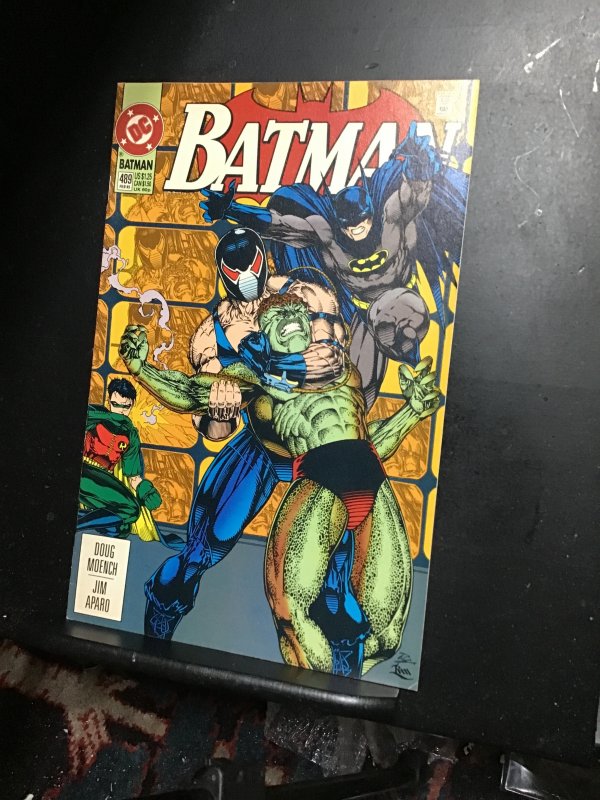 z Batman #489 (1993) Killer Croc vs. Bane Key! High-Grade! NM-  Wow!