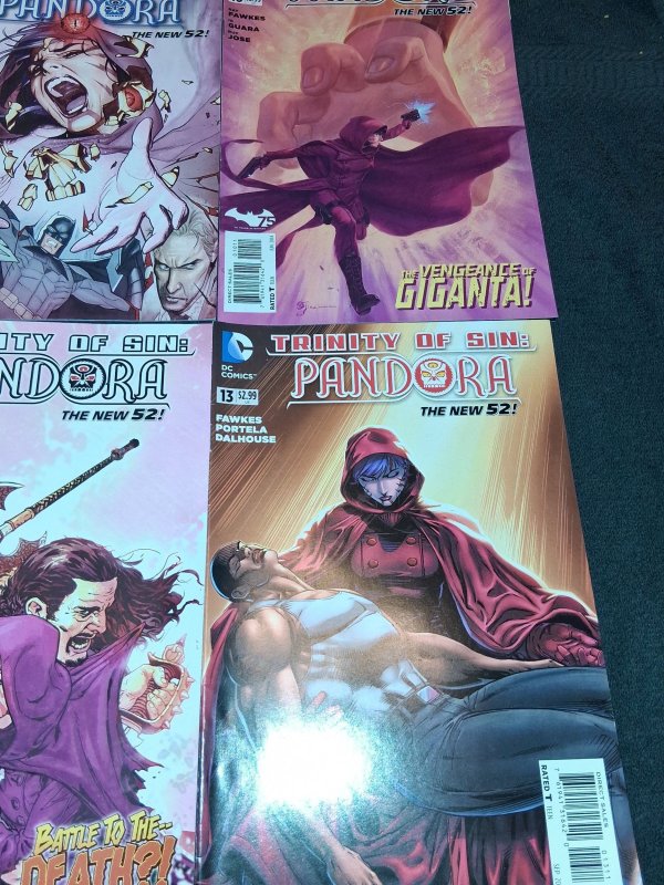 Trinity of Sin: Pandora #1,3,10,11,12,13 (DC, 2013) VF/NM