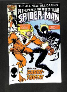 Spectacular Spider-Man #116 Sabretooth Appearance!