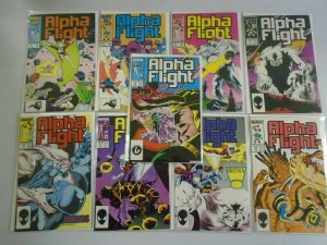 Alpha Flight lot 49 different from #2-50 all Direct 6.0 FN (1983-87 1st Series)