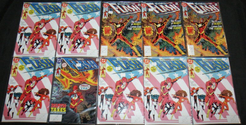 THE FLASH COPPER AGE COMIC LOT 43PC (VF-NM)
