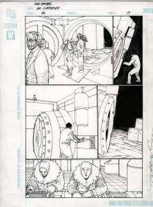 JSA: Classified #30 pg 13 Alex Sanchez Original Art  Mr.Terrific Justice Society