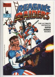 REAGAN'S RAIDERS #1 VF/NM, Rich Buckler, President, Actor, 1986, Solson