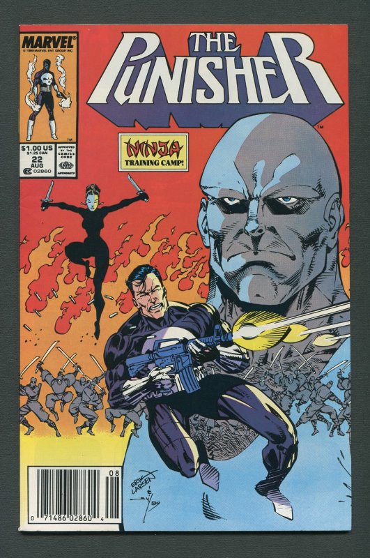 Punisher #22  / 9.0 VFN/NM  Newsstand August 1989