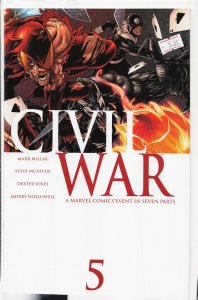Civil War #5 (2006) Spider-Man