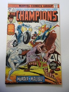 The Champions #4 (1976) FN Condition MVS Intact