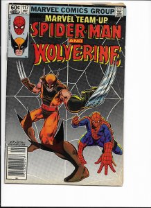 Marvel Team-Up #117 Newsstand Edition (1982)