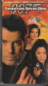 Tomorrow Never Dies VHS  BOND MUST STOP UK/CHINA WAR !