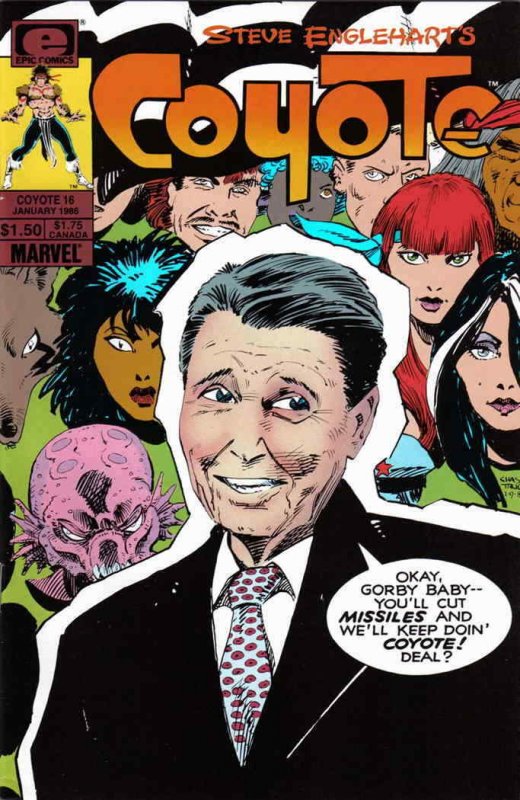 Coyote #16 VF; Epic | Ronald Reagan cover - we combine shipping 