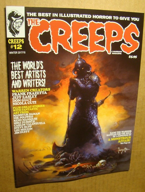 CREEPS 12 *NM/MT 9.8* FRAZETTA ART WARREN CREEPY EERIE VAMPIRELLA DEATH DEALER