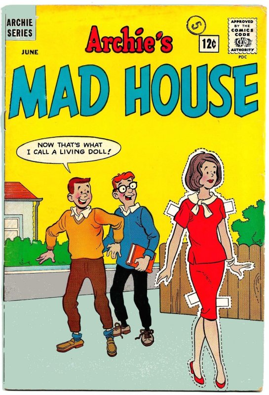 ARCHIE'S MAD HOUSE #33 (June1964) 4.0 VG  Rapid-Fire Teenage Jokes and S...