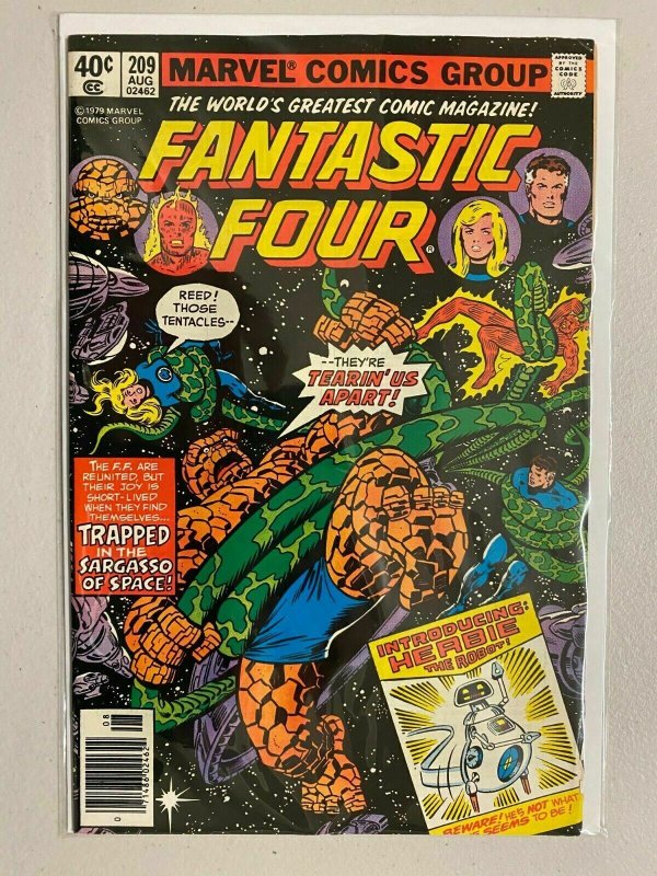 Fantastic Four #209 Newsstand 1st appearance of Herbie the Robot 6.0 FN (1979)