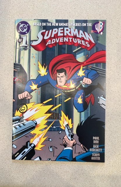 Superman Adventures #1 (1996) Paul Dini Story Bruce Timm Cover