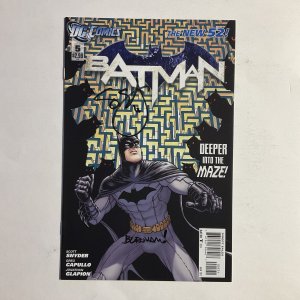 Batman 5 2012 Signed by Scott Snyder & Chris Burnham DC Comics Nm Variant
