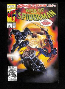 Web of Spider-Man #96 Venom Ghost Rider!