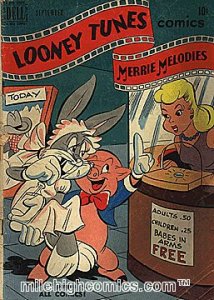 LOONEY TUNES (1941 Series)  (DELL) (MERRIE MELODIES) #107 Good Comics Book