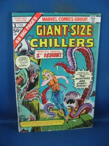 GIANT SIZE CHILLERS 1 F-  1975 MARVEL